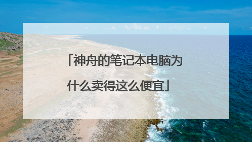 神舟的笔记本电脑为什么卖得这么便宜