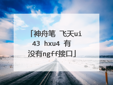 神舟笔 飞天ui43 hxu4 有没有ngff接口