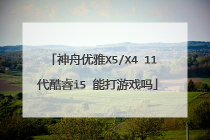神舟优雅X5/X4 11代酷睿i5 能打游戏吗