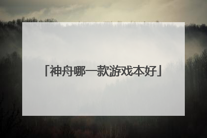 神舟哪一款游戏本好