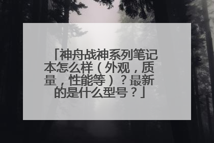 神舟战神系列笔记本怎么样（外观，质量，性能等）？最新的是什么型号？