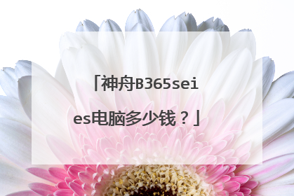 神舟B365seies电脑多少钱?