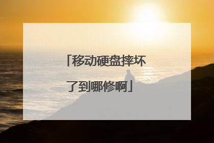 移动硬盘摔坏了到哪修啊
