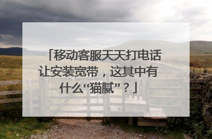 移动客服天天打电话让安装宽带,这其中有什么“猫腻”?