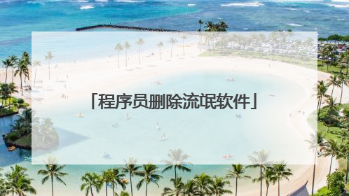 程序员删除流氓软件