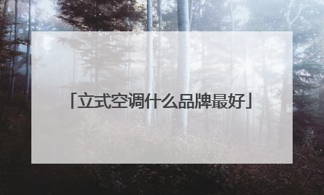 立式空调什么品牌最好