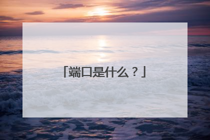 端口是什么？