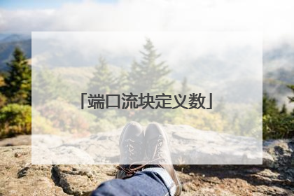 端口流块定义数