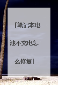 笔记本电池不充电怎么修复