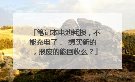 笔记本电池耗损，不能充电了， 想买新的，报废的能回收么？
