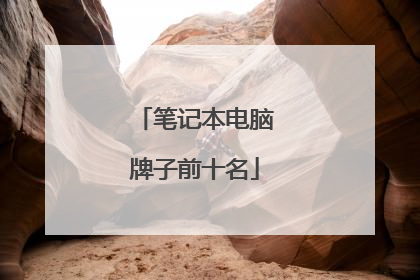 笔记本电脑牌子前十名