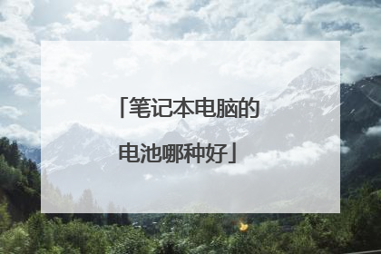 笔记本电脑的电池哪种好