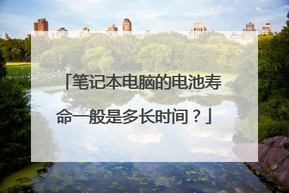 笔记本电脑的电池寿命一般是多长时间?