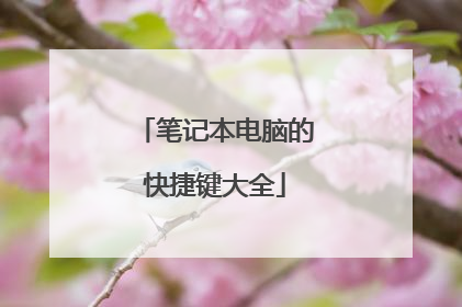 笔记本电脑的快捷键大全