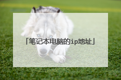 笔记本电脑的ip地址