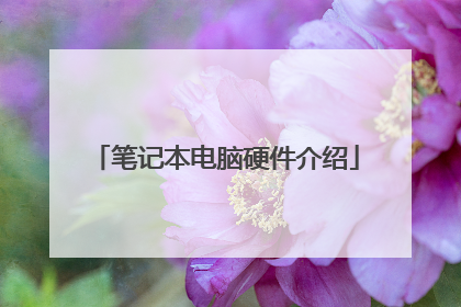 笔记本电脑硬件介绍