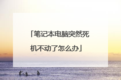 笔记本电脑突然死机不动了怎么办
