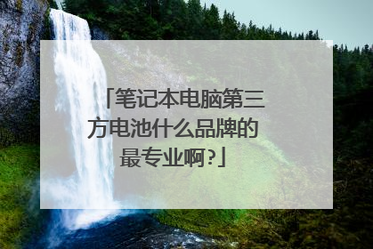 笔记本电脑第三方电池什么品牌的最专业啊?
