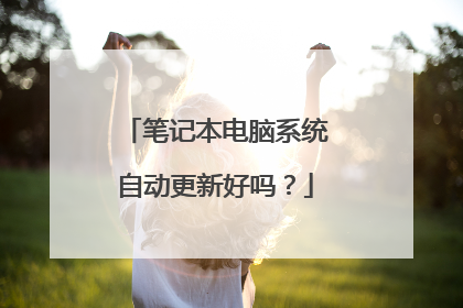 笔记本电脑系统自动更新好吗?