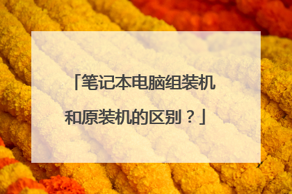 笔记本电脑组装机和原装机的区别?
