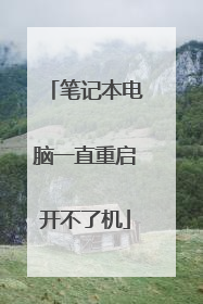 笔记本电脑一直重启开不了机