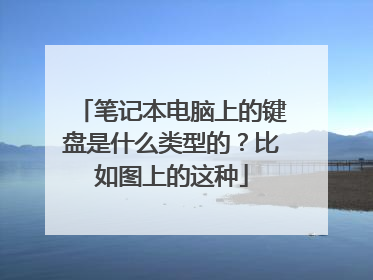 笔记本电脑上的键盘是什么类型的？比如图上的这种