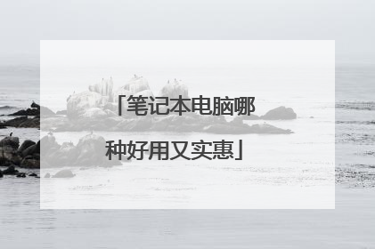 笔记本电脑哪种好用又实惠