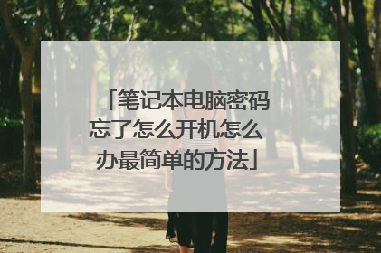 笔记本电脑密码忘了怎么开机怎么办最简单的方法