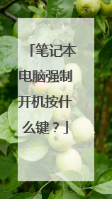 笔记本电脑强制开机按什么键?