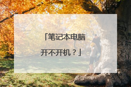 笔记本电脑开不开机?