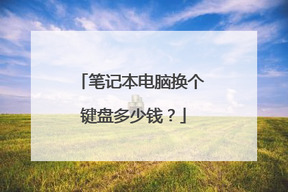 笔记本电脑换个键盘多少钱？