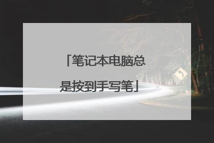 笔记本电脑总是按到手写笔