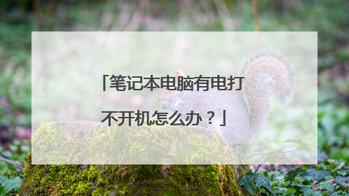 笔记本电脑有电打不开机怎么办?