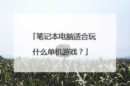 笔记本电脑适合玩什么单机游戏?