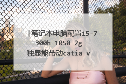笔记本电脑配置i5-7300h 1050 2g独显能带动catia v5r21软件吗?