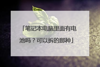 笔记本电脑里面有电池吗?可以拆的那种