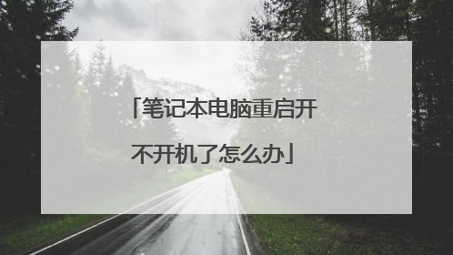 笔记本电脑重启开不开机了怎么办