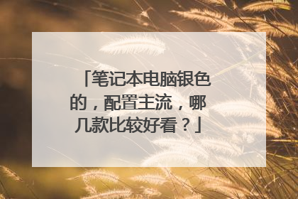 笔记本电脑银色的,配置主流,哪几款比较好看?
