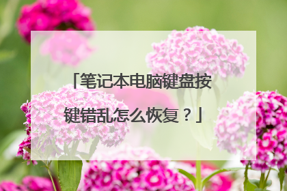 笔记本电脑键盘按键错乱怎么恢复？