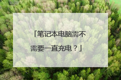 笔记本电脑需不需要一直充电？