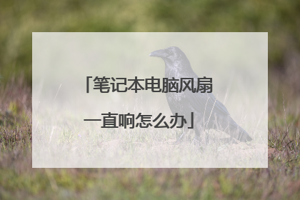 笔记本电脑风扇一直响怎么办