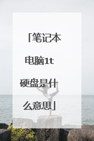 笔记本电脑1t硬盘是什么意思