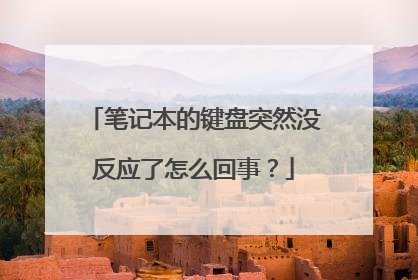 笔记本的键盘突然没反应了怎么回事?