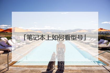 笔记本上如何看型号