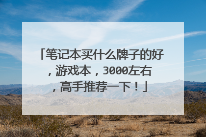笔记本买什么牌子的好，游戏本，3000左右，高手推荐一下！