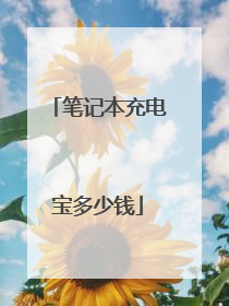 笔记本充电宝多少钱