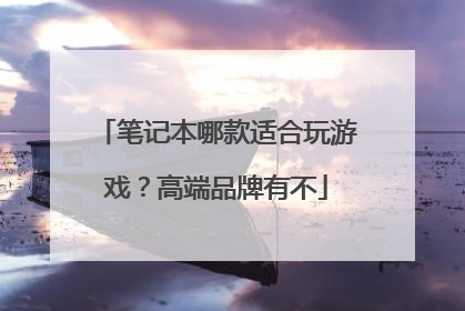 笔记本哪款适合玩游戏?高端品牌有不