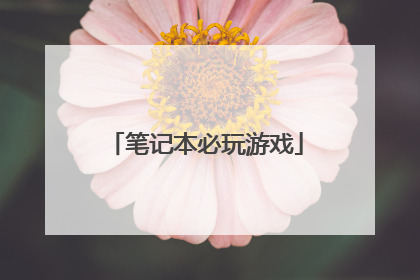 笔记本必玩游戏