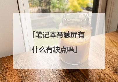 笔记本带触屏有什么有缺点吗