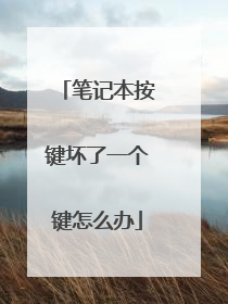 笔记本按键坏了一个键怎么办